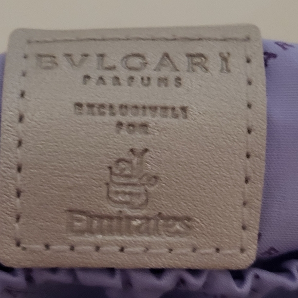 Bulgari Zippered Makeup Bag / Clutch /Pouch - Picture 3 of 6